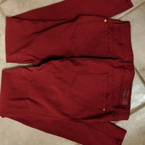 YMI Red Skinny Stretch Pants